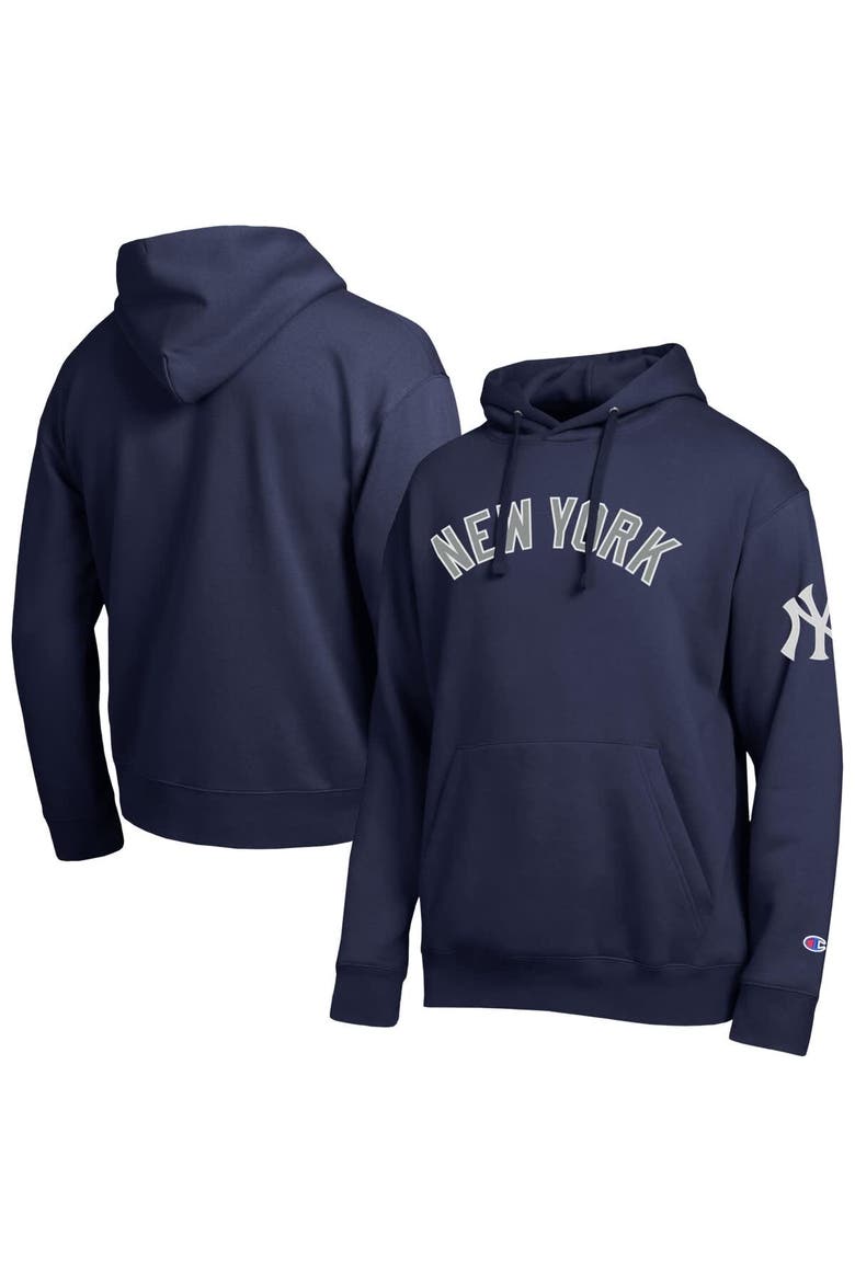 Men's Champion  Navy New York Yankees All Star Wordmark Hoodie, Main, color, Navy