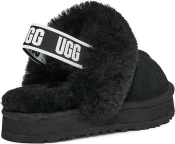 UGG® Kids' Funkette Genuine Shearling Slipper | Nordstrom