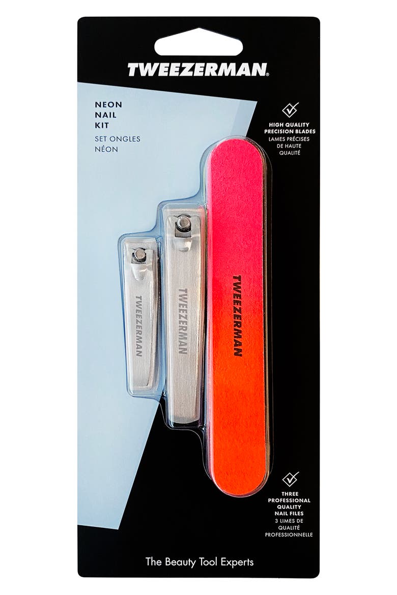 Neon 5-Piece Nail Care Kit, Alternate, color, NO COLOR