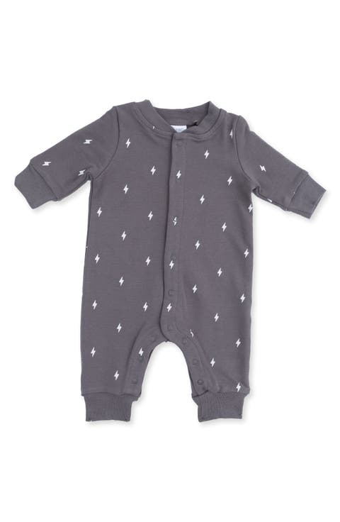 Kids' Lightning Bolt Organic Cotton Blend Romper