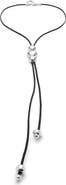 UNODE50 Triple-Bead Leather Necklace