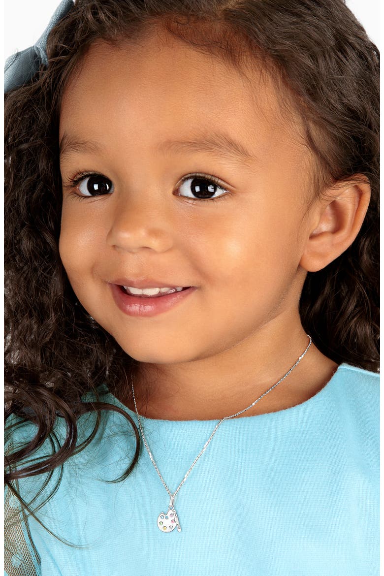Sterling Silver Little Artist 12-14" Necklace, Alternate, color, Sterling Silver