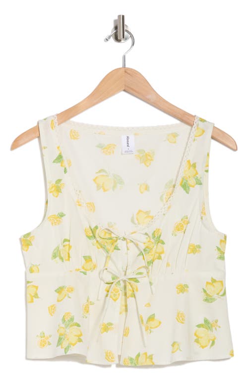 Abound Tie Front Cotton Tank Top