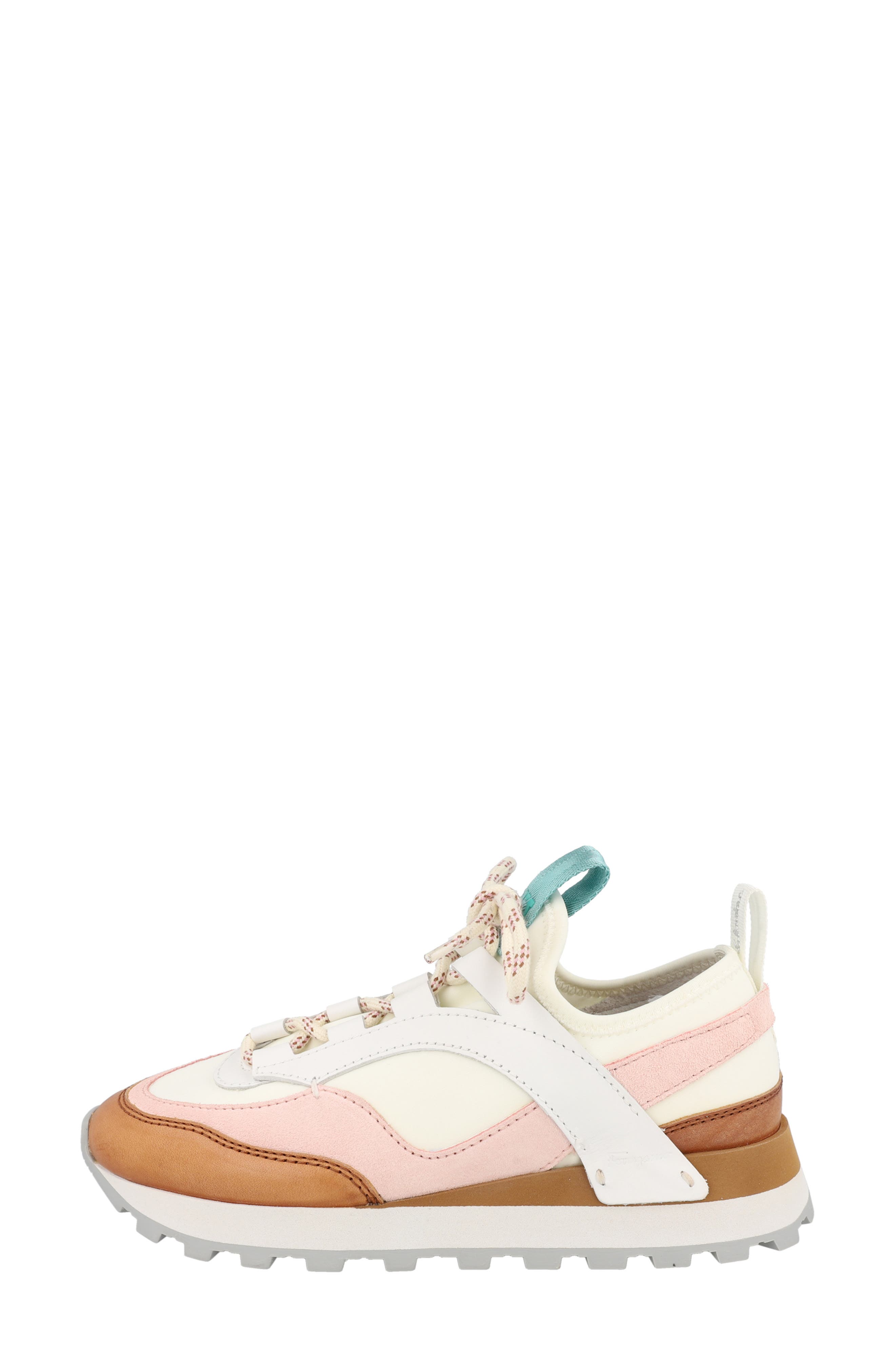 FERRAGAMO Indy Bianco Sneaker, Alternate, color, Beige Khaki
