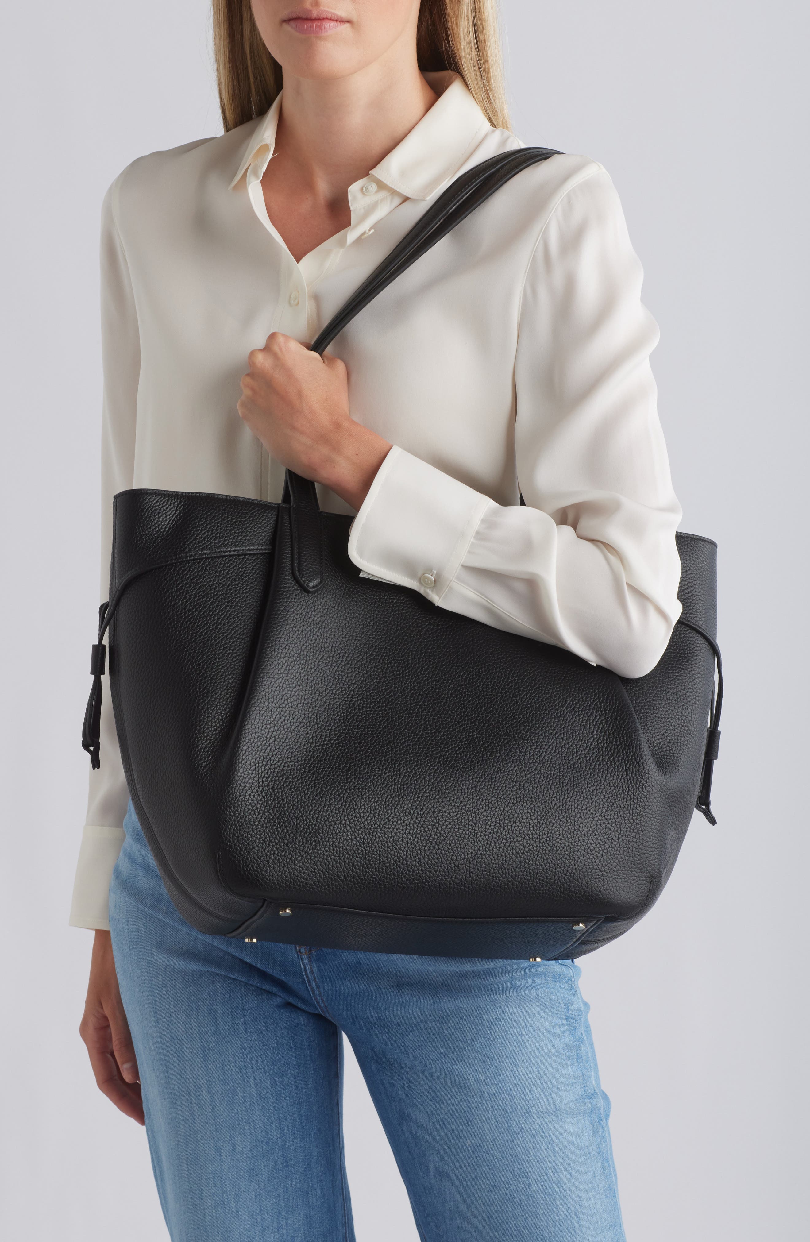 Kate Spade New York dumpling tote, Alternate, color, Black