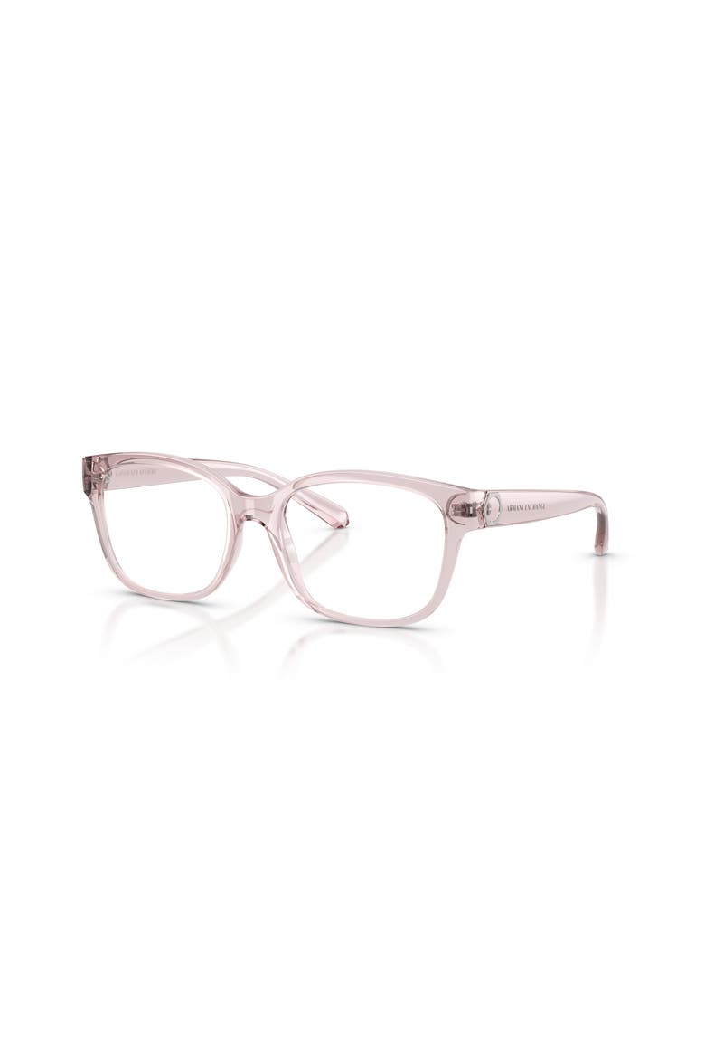 53mm Rectangle optical glasses, Main, color, Pink
