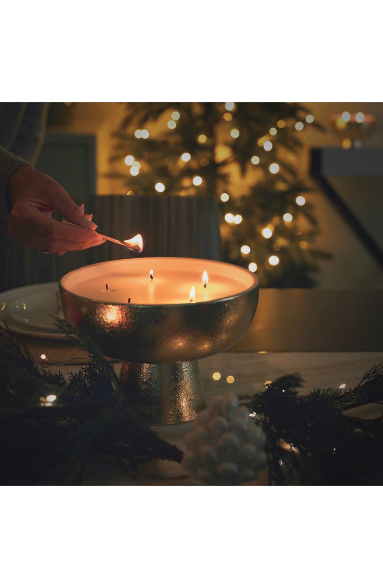 Blueme Festive Medium Ceramic Candle, Alternate, color,