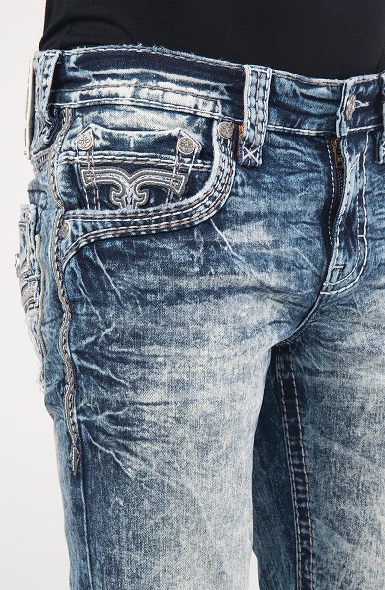 Rock Revival Alternative Straight Leg Stretch Jeans, Alternate, color,