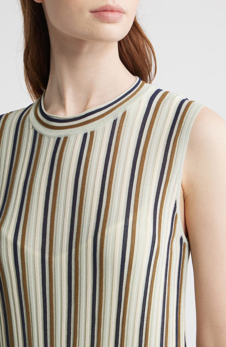 rag & bone Victoria Stripe Rib Shift Dress, Alternate, color, 