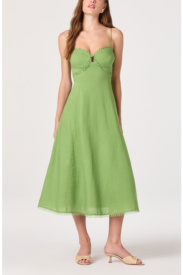 sleeveless a line dresses Opulent Sleeveless A-Line Mini Dress White