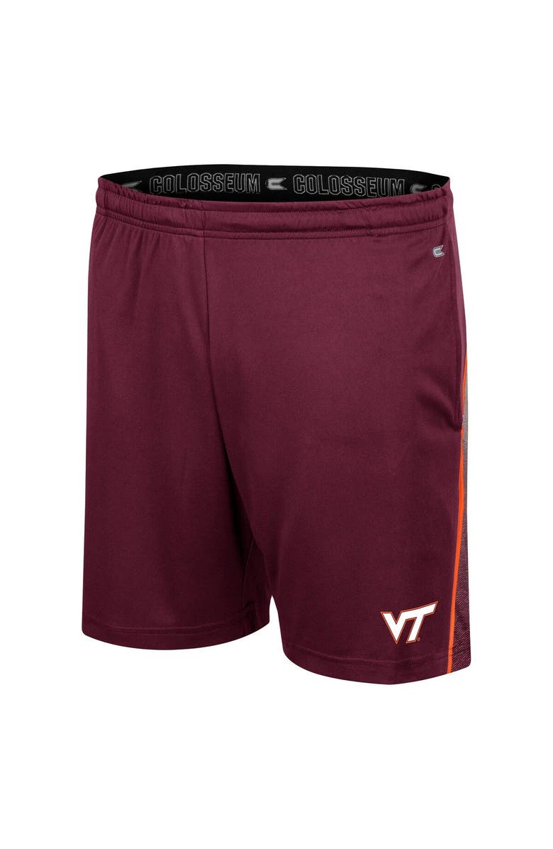 COLOSSEUM Men's Colosseum Maroon Virginia Tech Hokies Laws of Physics Shorts, Alternate, color,