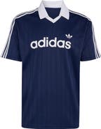 adidas Short Sleeve Pinstripe Soccer Jersey