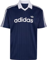 adidas Short Sleeve Pinstripe Soccer Jersey