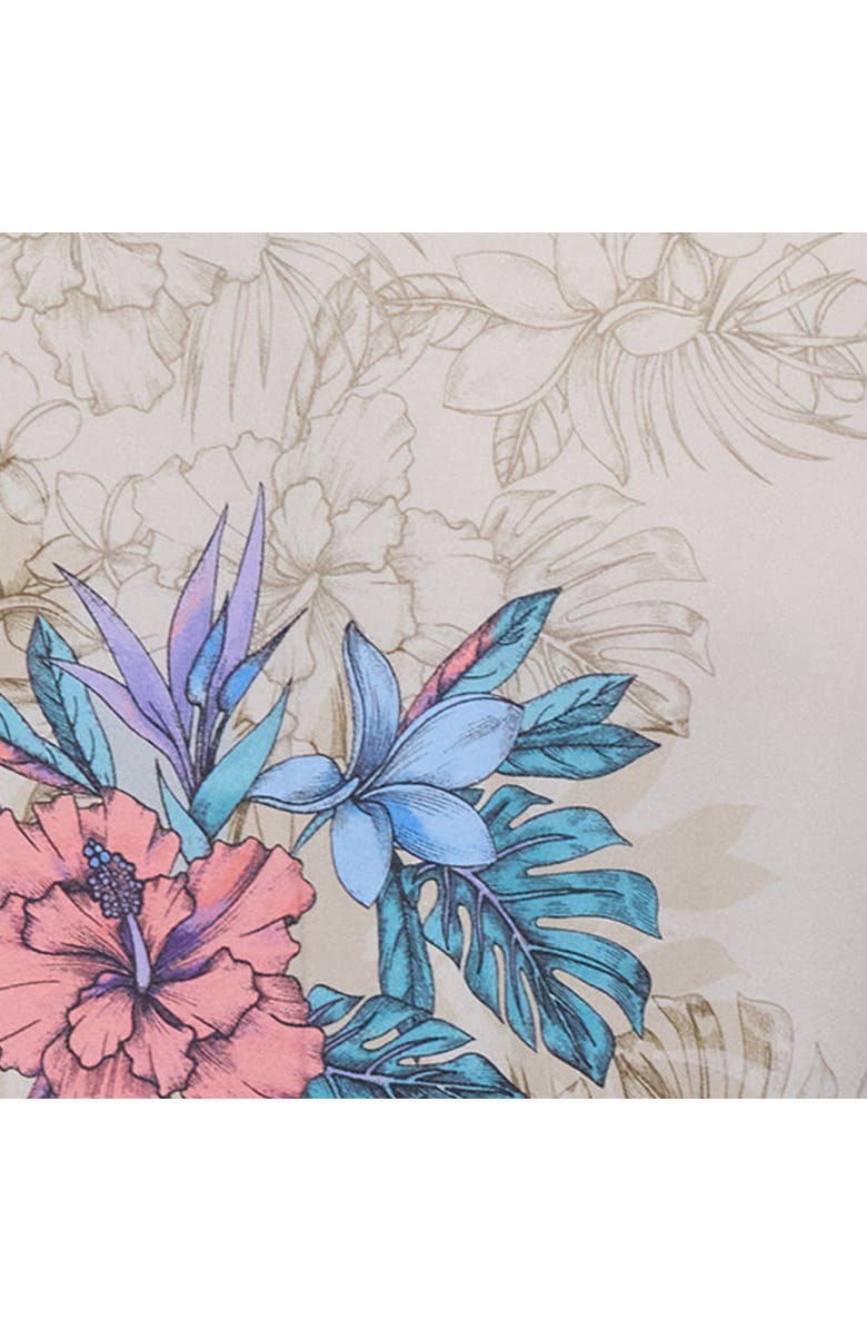 Lords of Harlech Exotic Floral Mens Knit Shirt, Alternate, color, Exotic Floral Neutral