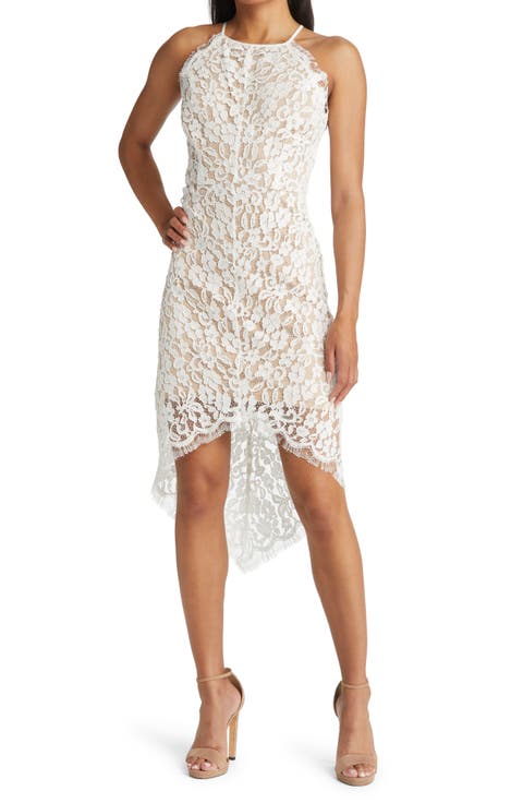 Dreamt Of You Lace Midi Cocktail Dress