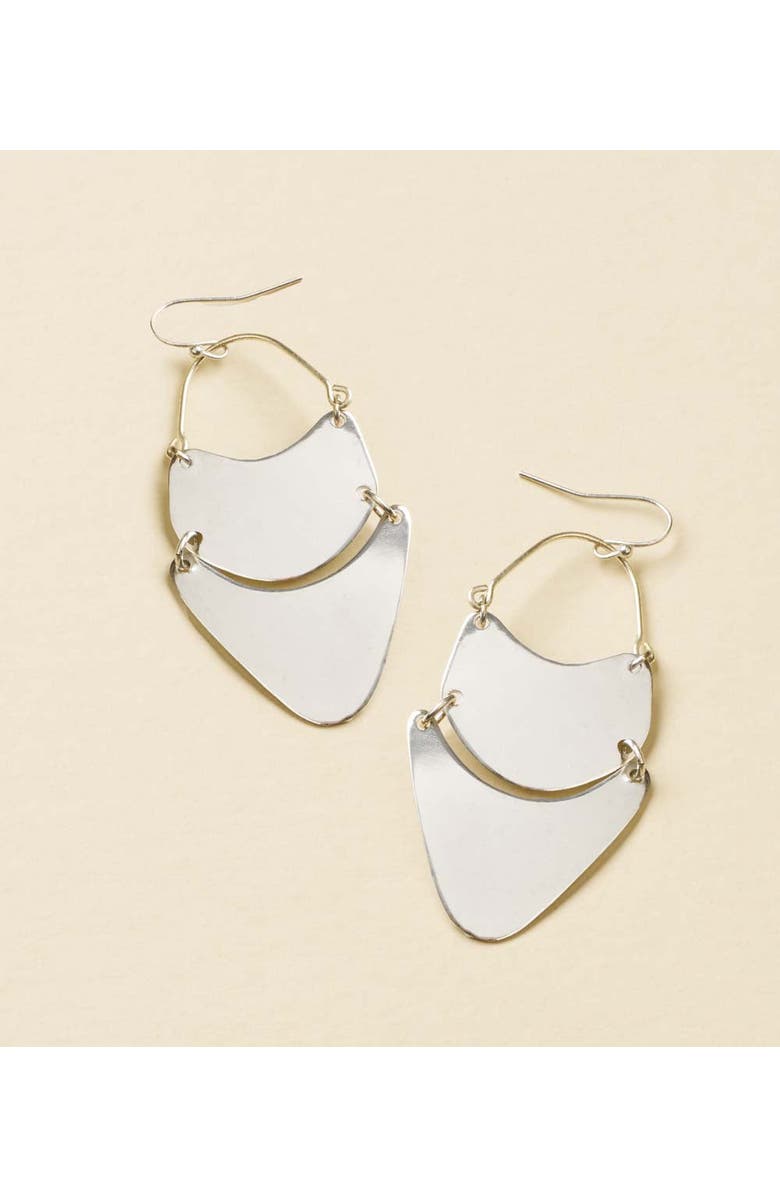 Matr Boomie Iyla Geometric Statement Earring, Alternate, color, Silver