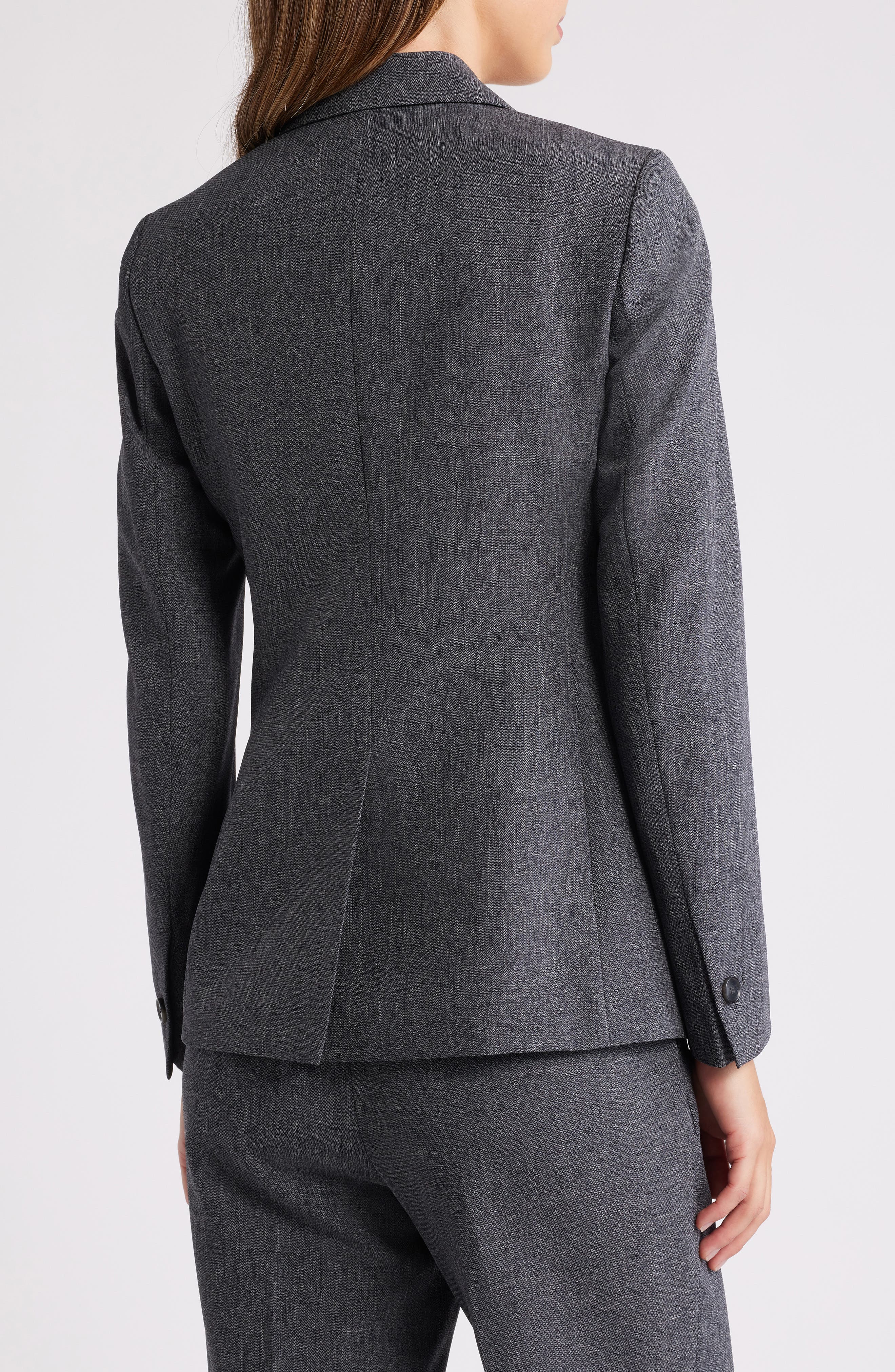 Stretch One Button Blazer - image 2