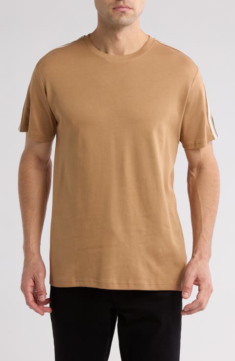Shoulder Tap Cotton T-Shirt