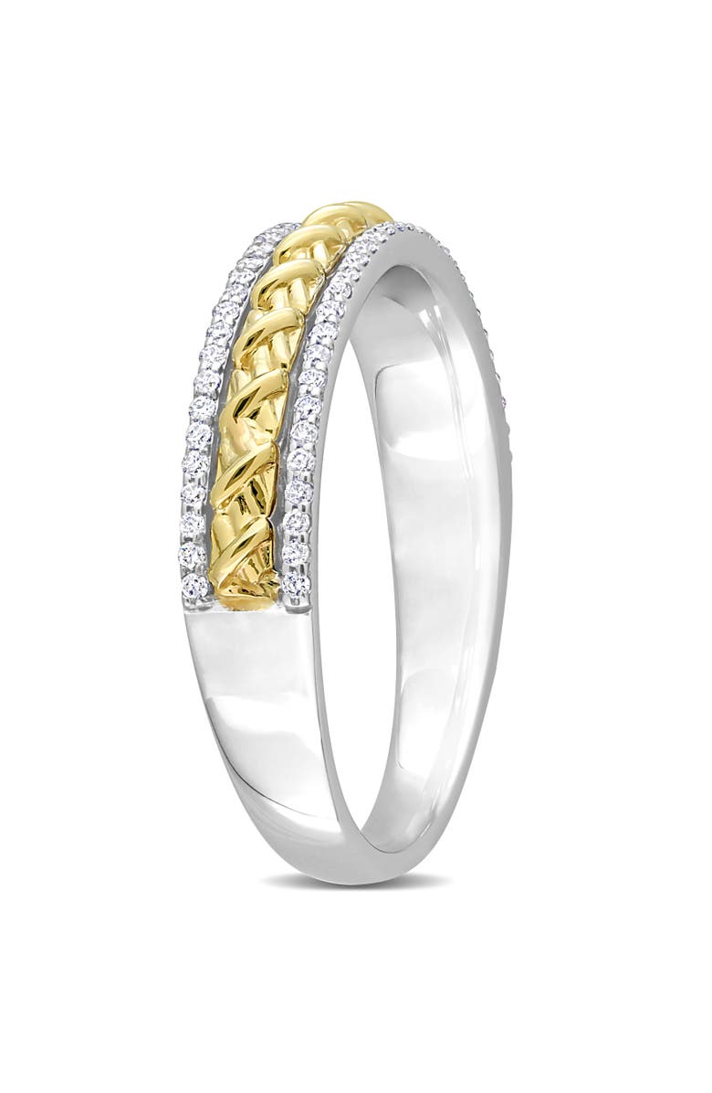 Julianna B. Diamond Eternity Ring 14k Two-Tone Gold, Alternate, color, Yellow Gold