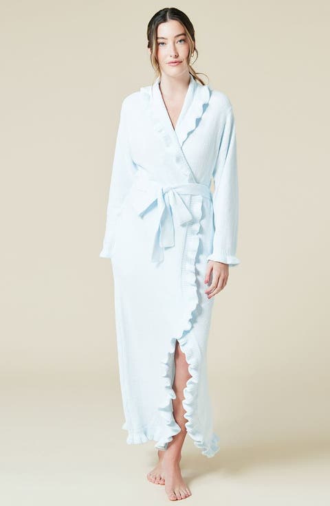 Ruffle Chenille Robe