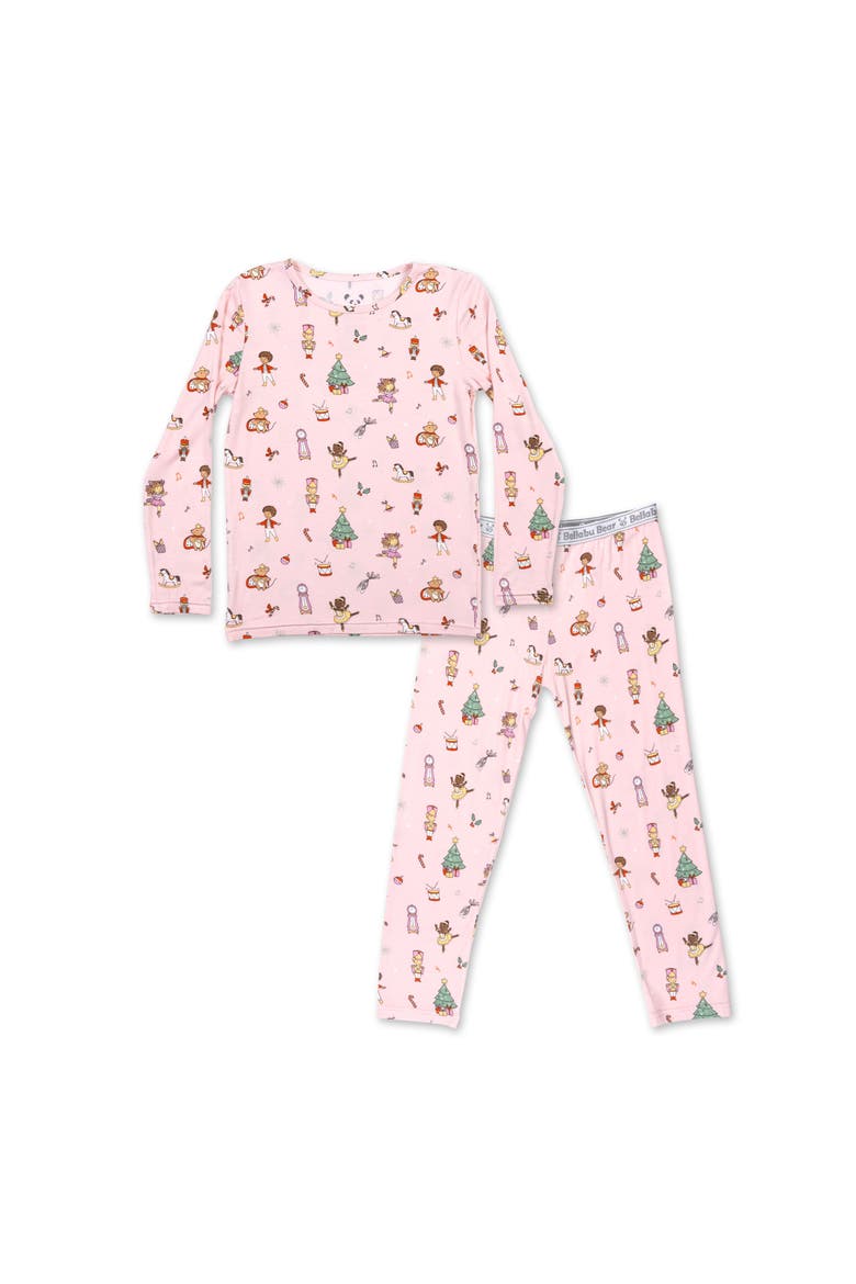 Kids' Nutcracker Pink Set of 2 Piece Pajamas, Main, color, Nutcracker Pink