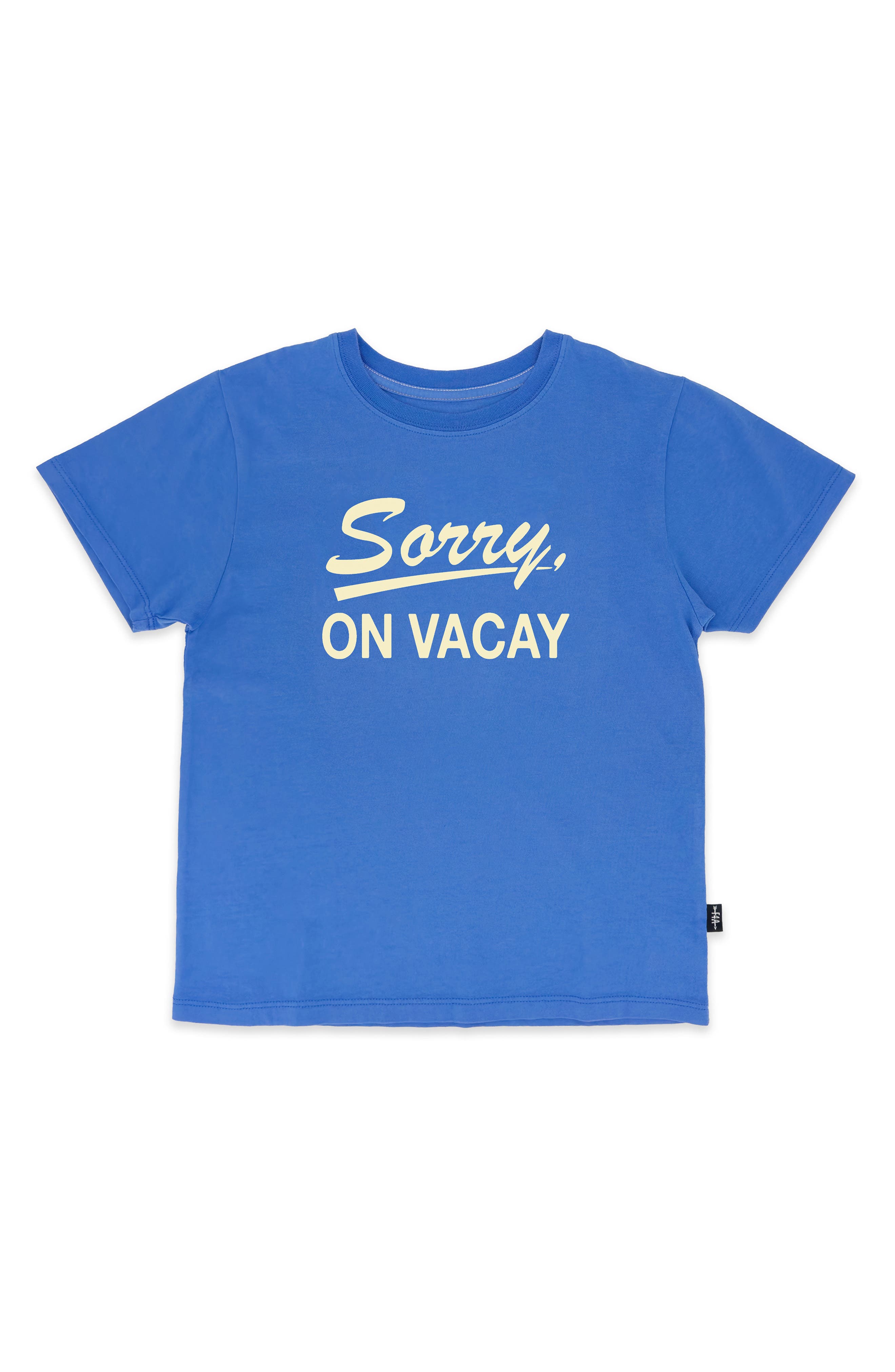 Feather 4 Arrow Babies'  Kids' On Vacation Cotton Graphic T-shirt In Burgundy