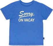 Feather 4 Arrow Kids' On Vacation Cotton Graphic T-Shirt