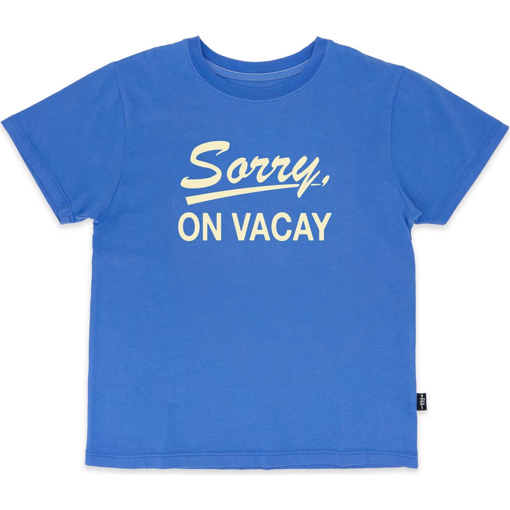 Feather 4 Arrow Babies' Kids' On Vacation Cotton Graphic T-shirt In Burgundy