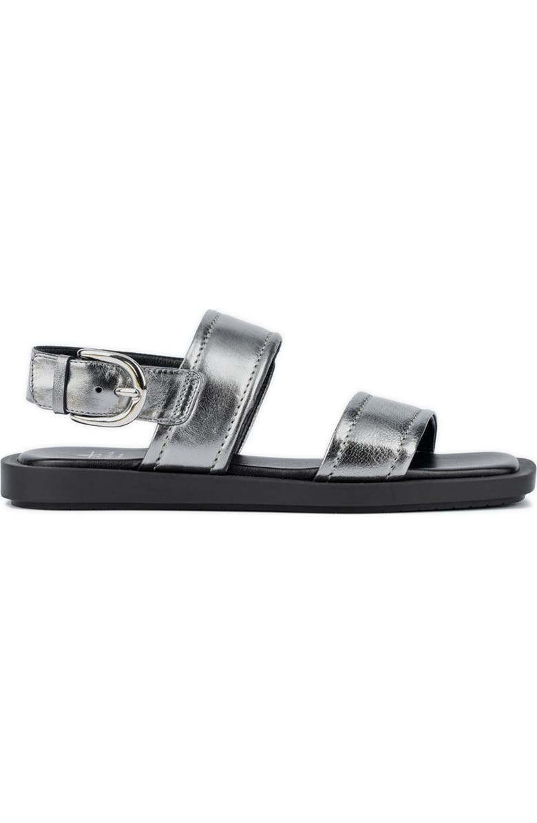 Aquatalia Joni Slingback Sandal, Alternate, color, Anthracite