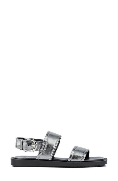 Aquatalia Joni Slingback Sandal In Anthracite