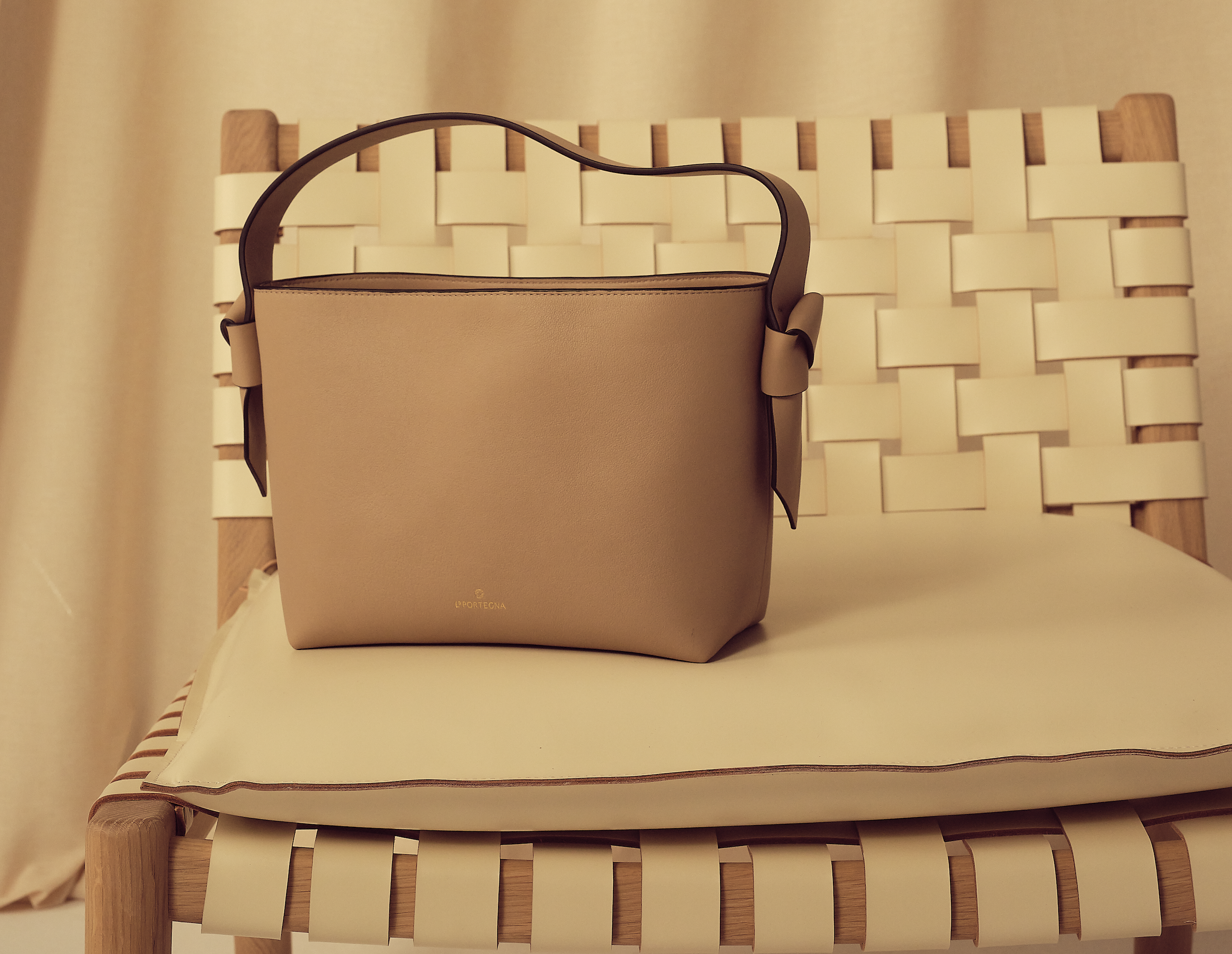 LA PORTEGNA Paulita Crossbody Bag Lightness, Alternate, color, Taupe