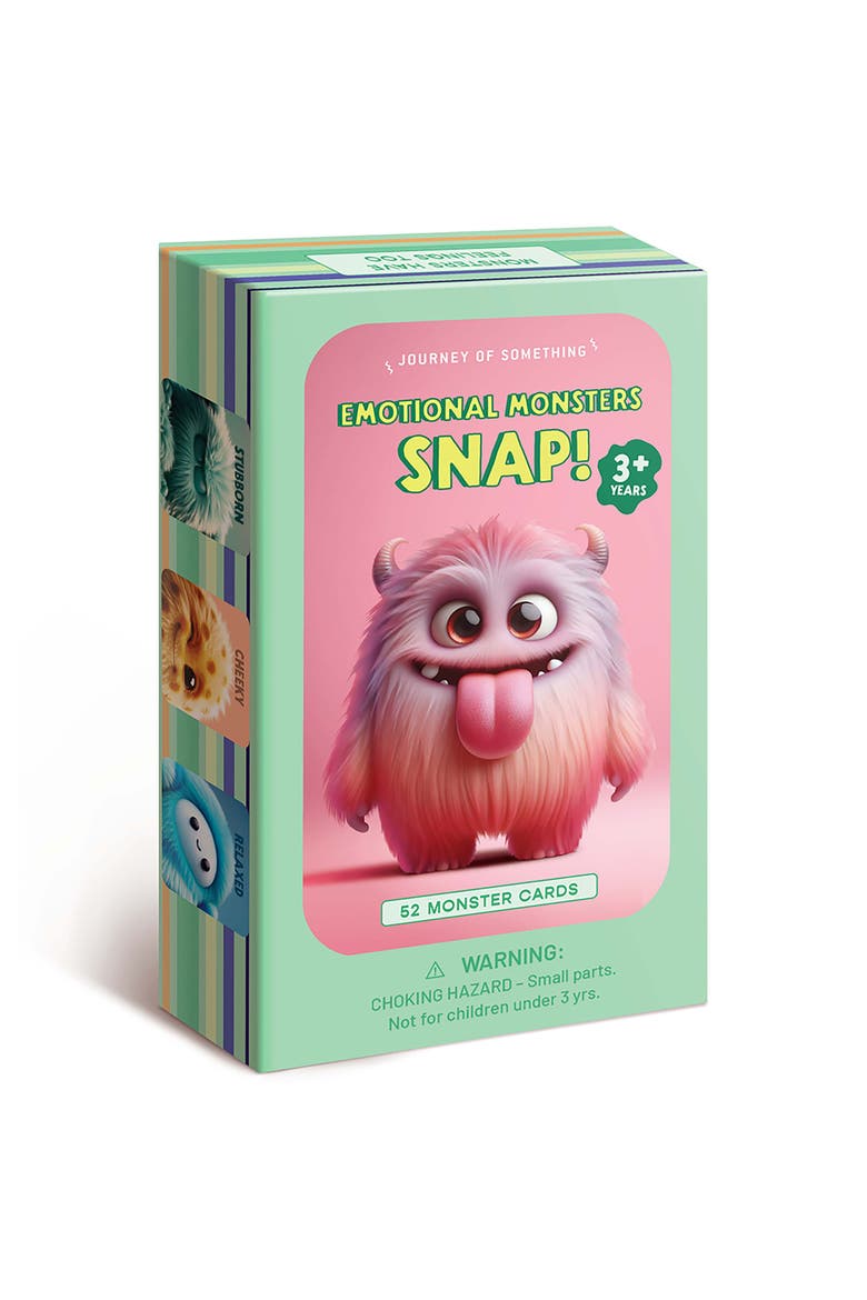 Emotional Monsters Snap Card Game Age 3+, Main, color, Multicolored
