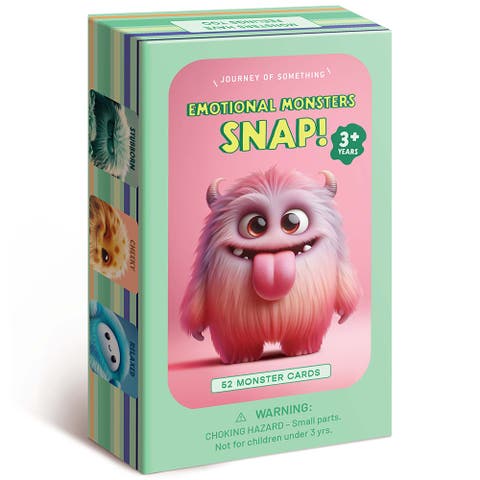 Emotional Monsters Snap Card Game Age 3+