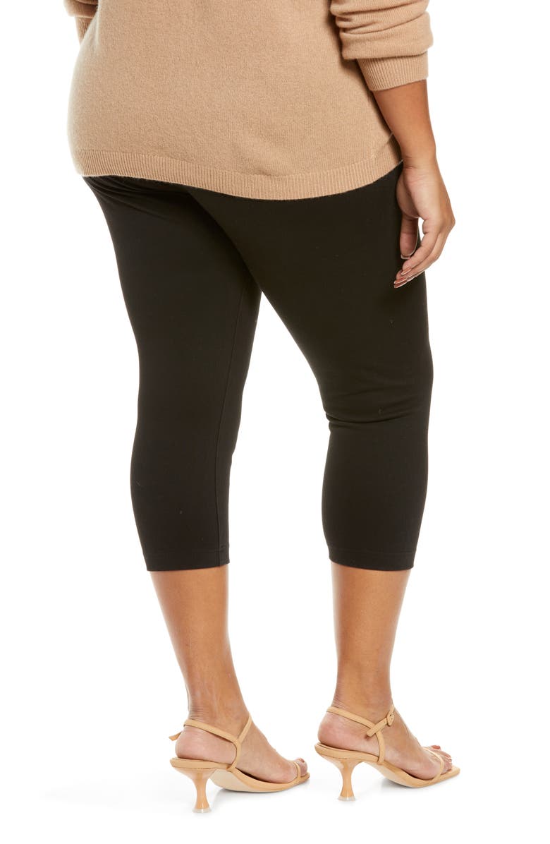 Lysse 'Lyssentials Denim Capri Leggings, Alternate, color, Black