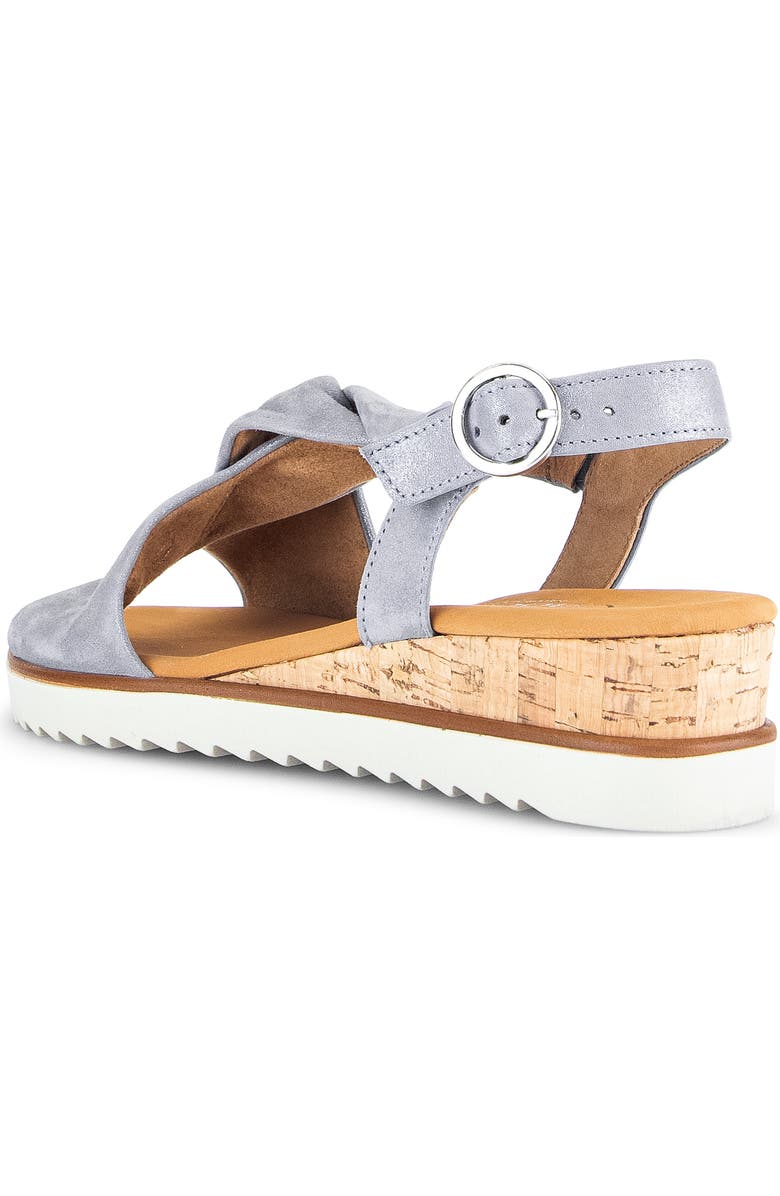 Gabor 42.751 Wedge Sandal, Alternate, color, Azur
