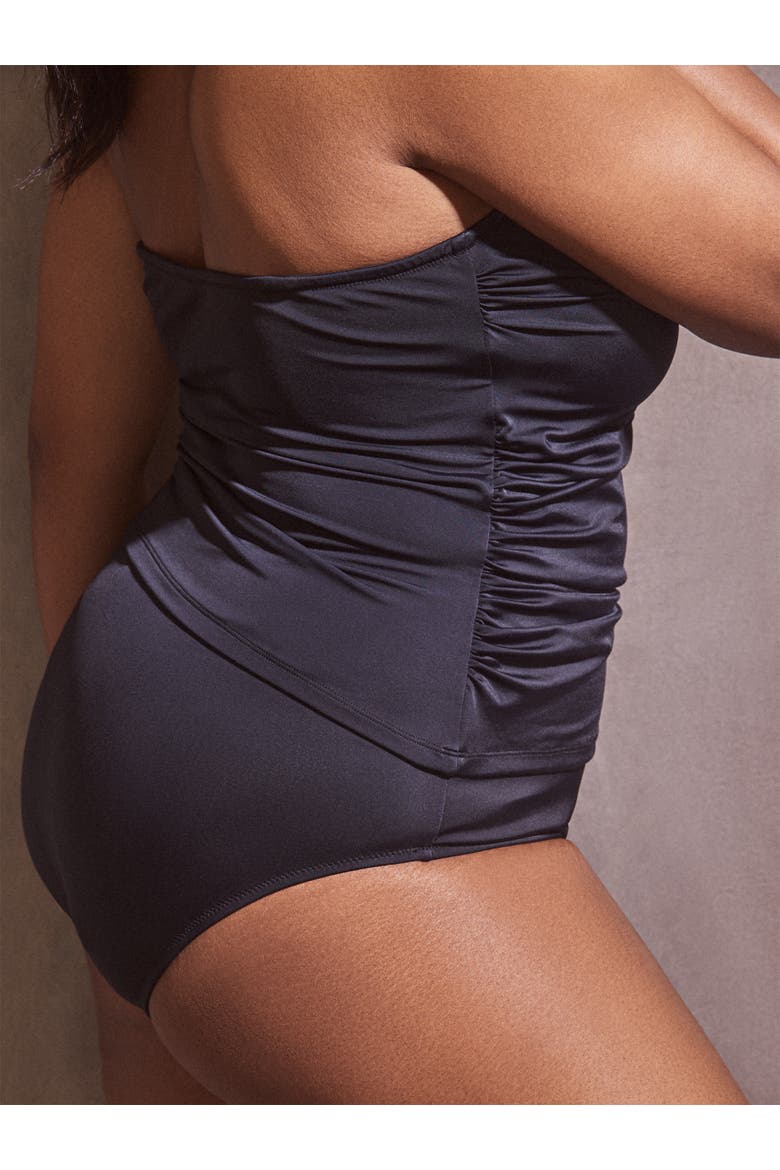 Tankini Bottom, Alternate, color, BLACK