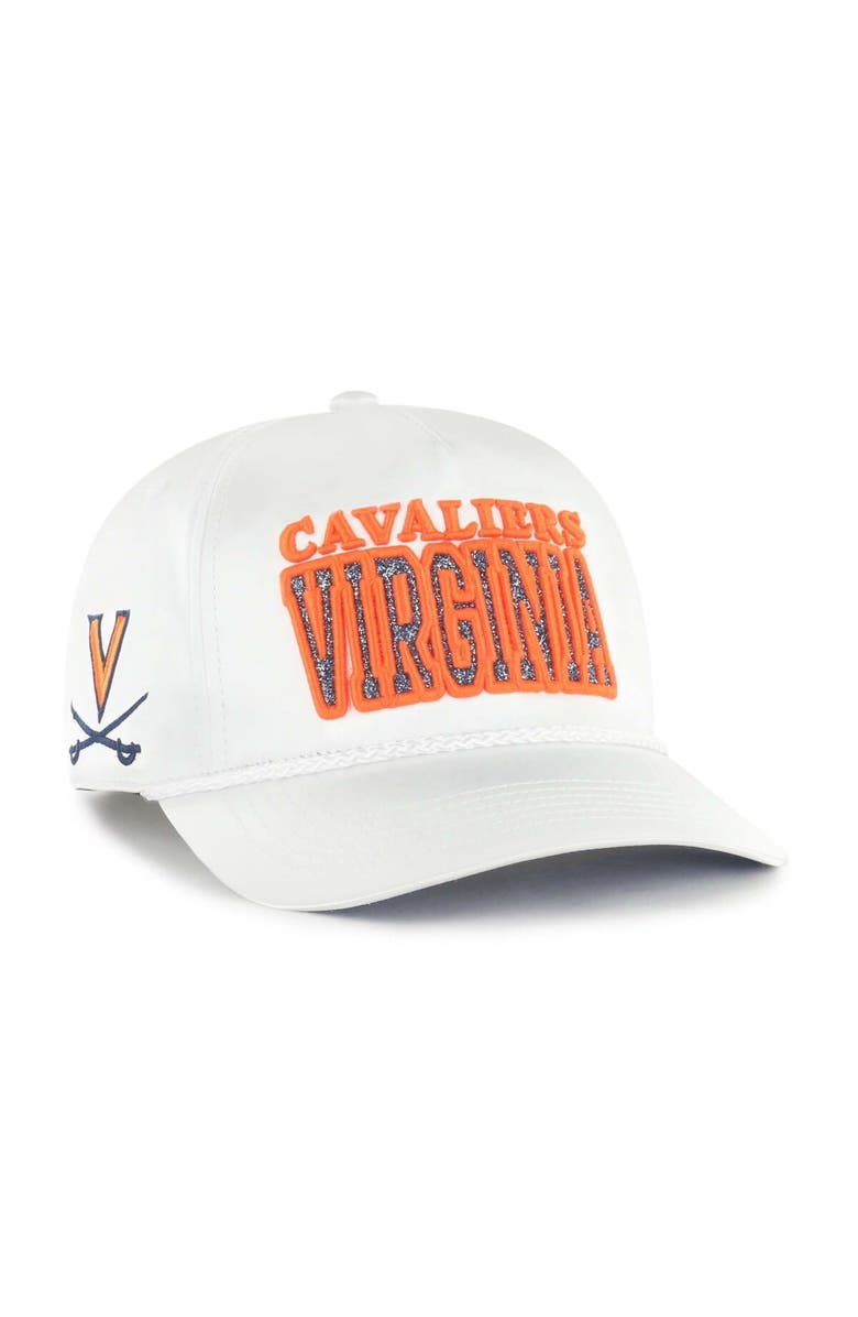 '47 Women's '47 White Virginia Cavaliers Outspoken Hitch Adjustable Hat, Main, color, White