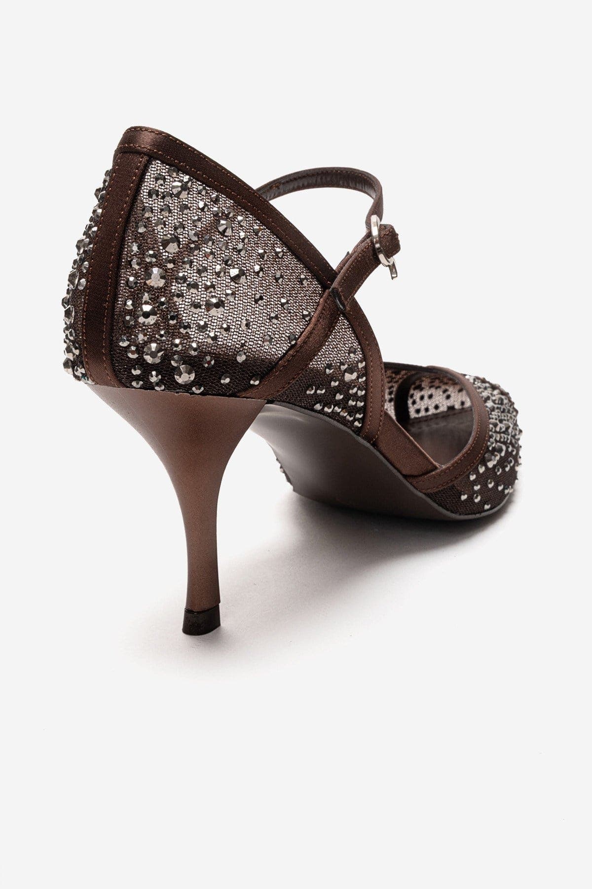 Rachel Embellished Stiletto Pump, Alternate, color, Brown