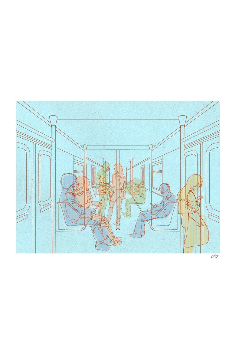 Subway Print, Main, color, Multi
