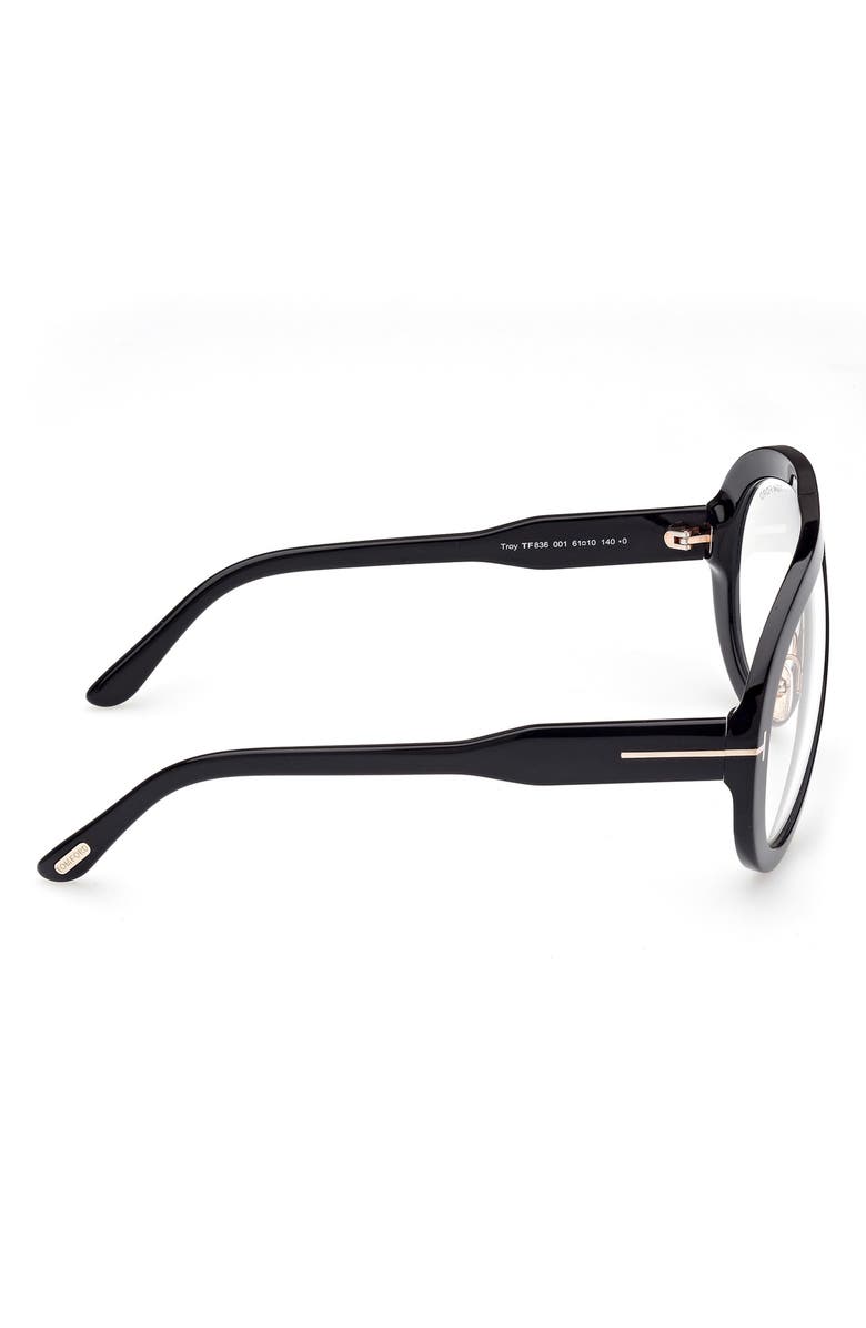 TOM FORD Troy 61mm Aviator Sunglasses, Alternate, color,