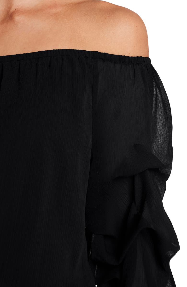 CeCe Off the Shoulder Tiered Sleeve Blouse, Alternate, color, 