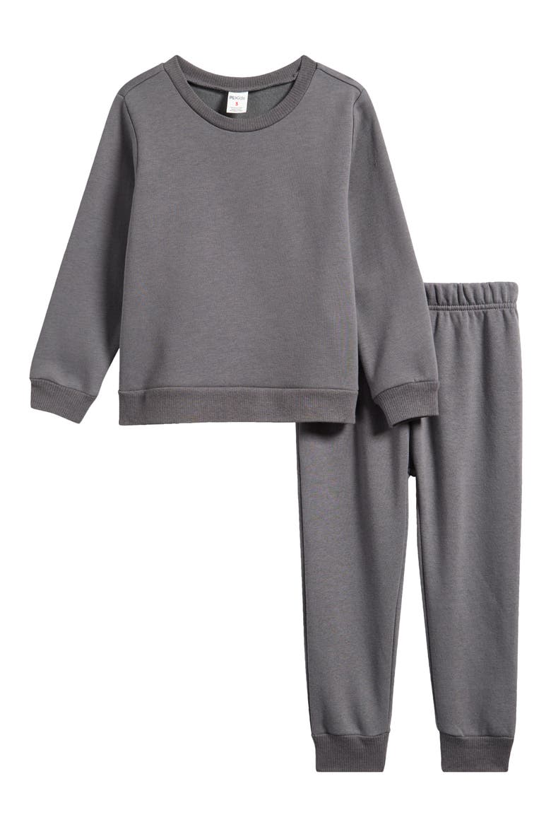 Kids' Sweatshirt & Joggers Set, Main, color, DARK GREY