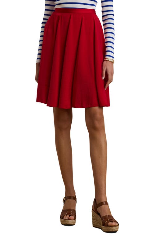 RALPH LAUREN LAUREN RALPH LAUREN SANDWASHED SATIN A-LINE SKIRT 