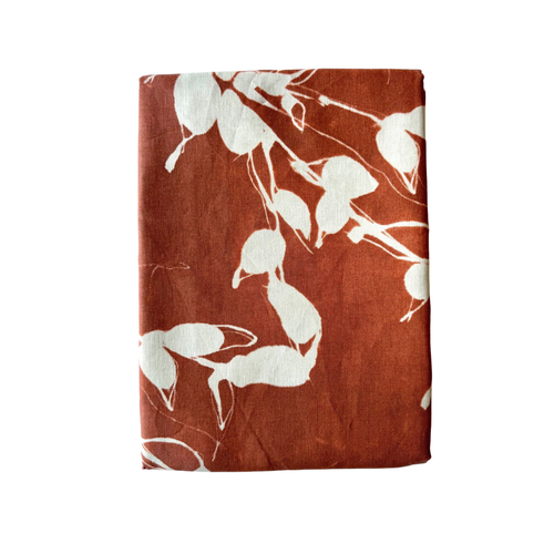 Goldie Home Porto Print in Olive Tablecloth in Clay  product