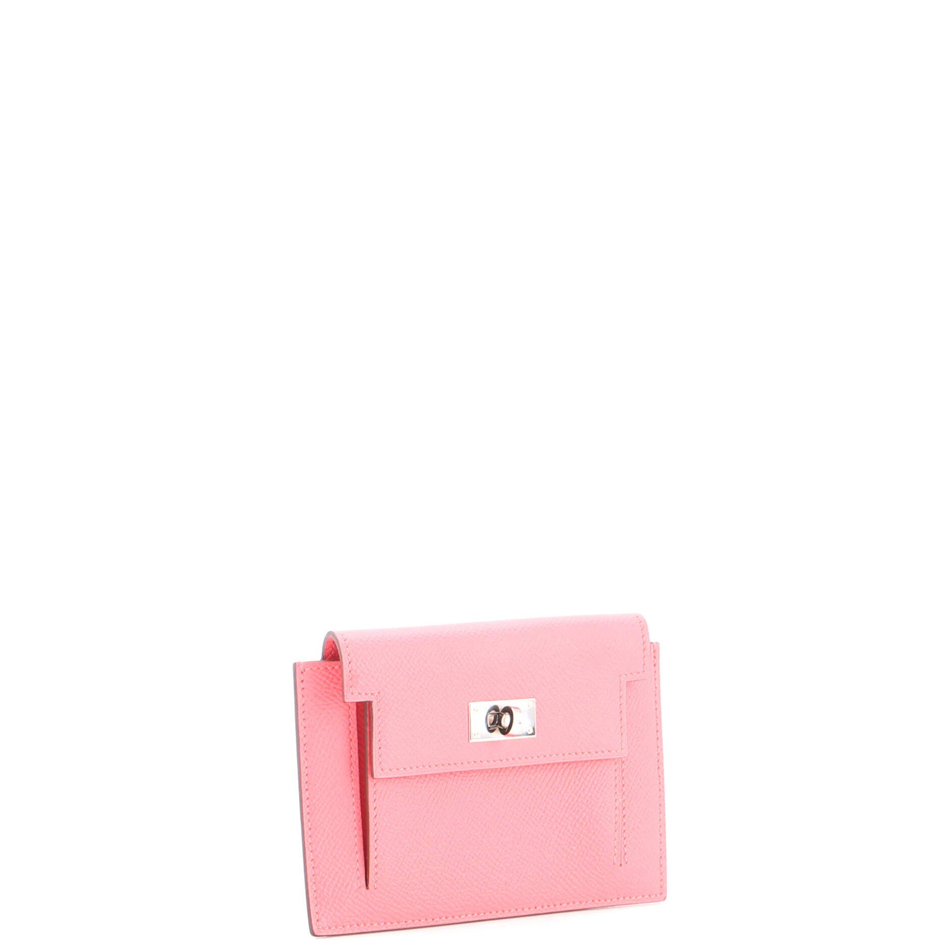 Kelly Pocket Compact Wallet Epsom, Alternate, color, Pink