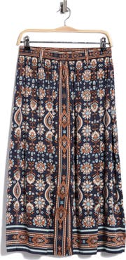 Adrianna Papell Print Skirt