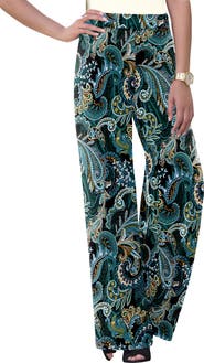 Jessica London Everyday Stretch Knit Wide Leg Pant