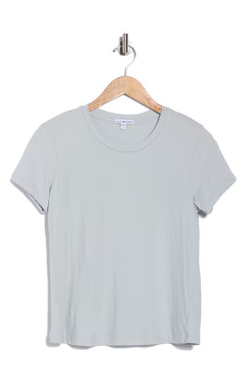 James Perse Cotton T-shirt In Gray