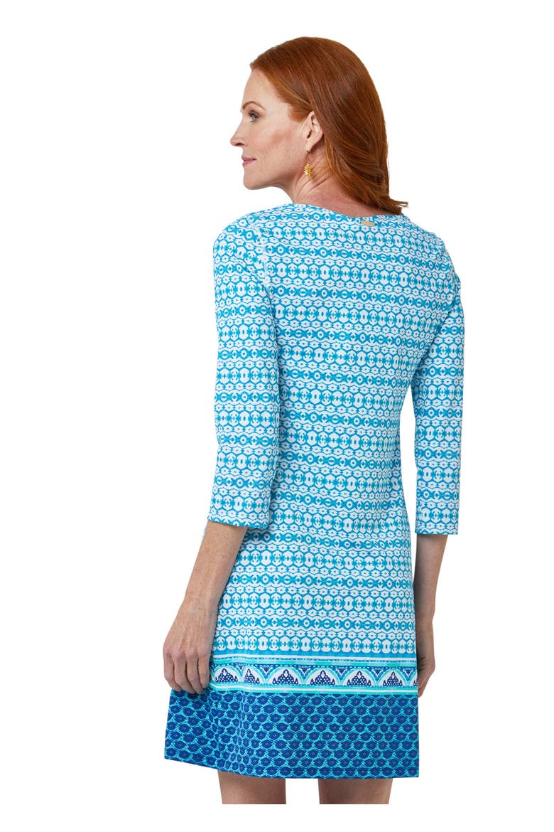 Cabana Shift Dress, Alternate, color, Aurba Blue