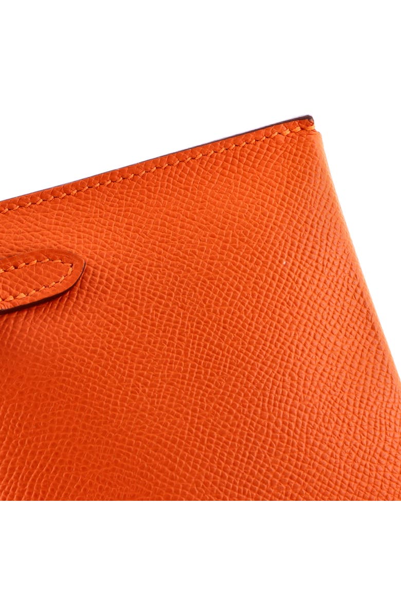 Pre-Owned Hermes Hermesnap Wallet Bag Epsom, Alternate, color, Orange H
